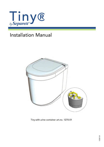 Tiny with urine container Installation Manual