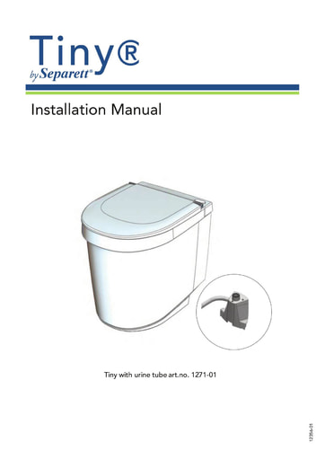Tiny with Urine Extraction Installation Manual