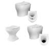 three styles of pedestals