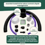 Nature Loo Alectura Comfort Vent and Drain Kit