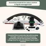 Clivus Multrum CM14 Next Gen Vent, Drain, and Maintenance Kit