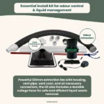 Clivus Multrum CM8 Vent Drain and Maintenance Kit
