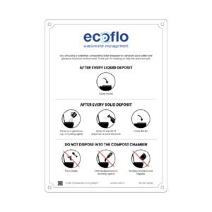 How to Use Sign for Composting Toilets
